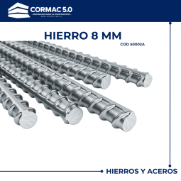 BARRA HIERRO  8 MM  4.66 KG